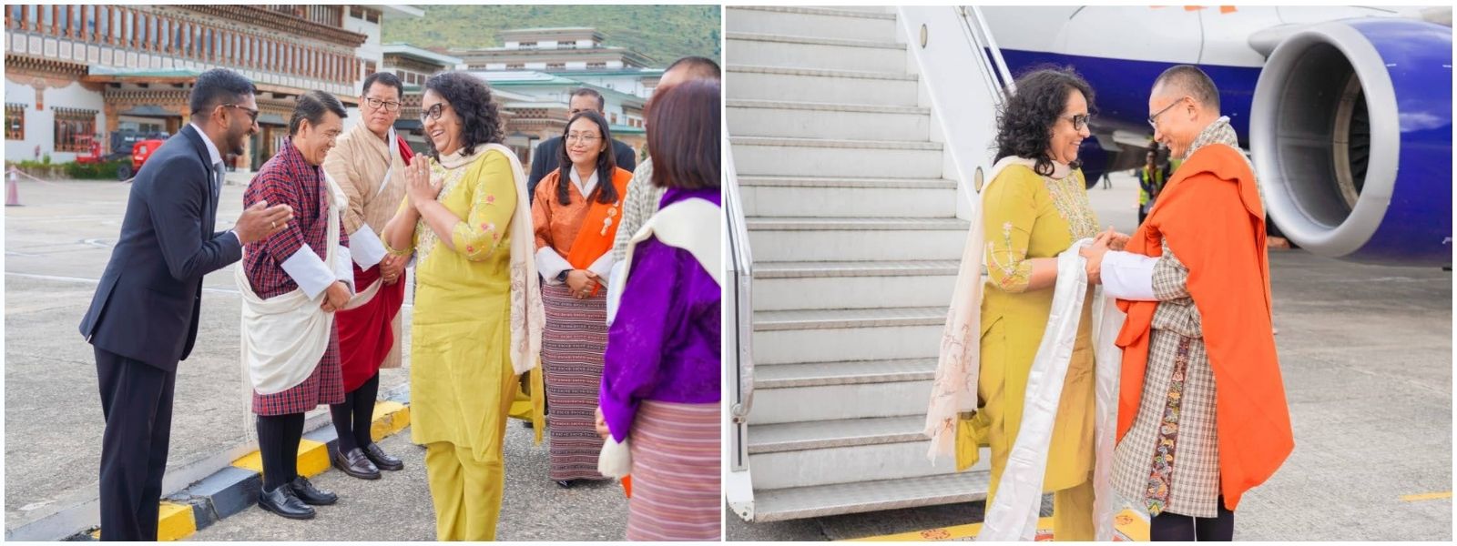 PM Harini Amarasuriya Arrives in Bhutan